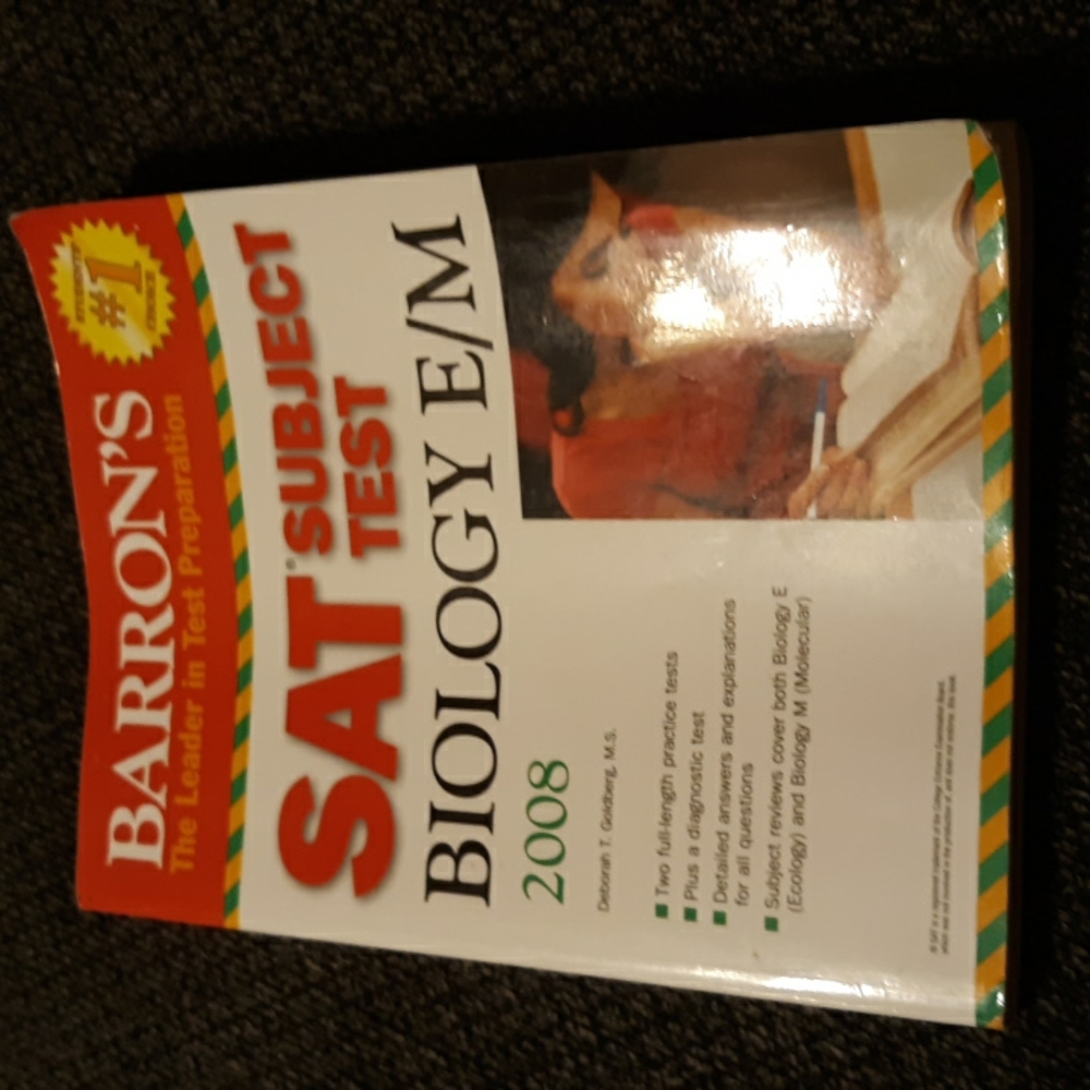 SAT Subject Test, Biology E/M 2008